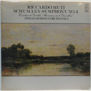 Schumann – Symphony No. 2 / Hermann And Dorothea Overture LP Philharmonia / Muti