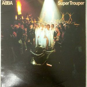 ABBA – Super Trouper LP 12″ Vinyl Record 1980 Israel Pressing Epic