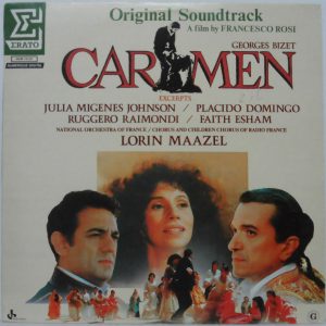 Bizet – Carmen Film Sound Track Francesco Rosi LP Placido Domingo Lorin Maazel