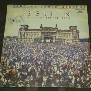 Barclay James Harvest – Berlin – A Concert For The People LP 1982 Israel press