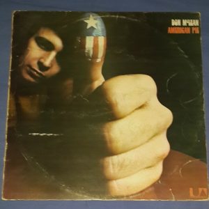Don McLean – American Pie LP Rare Israel Israeli press different Back Cover LP