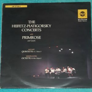 Heifetz , Piatigorsky , Primrose , Mozart , Mendelssohn RCA LM 2738-C LP 1964
