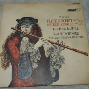 Perlgolesi Flute Concerti Rampal Munchinger London CS 6395 lp 1964 EX