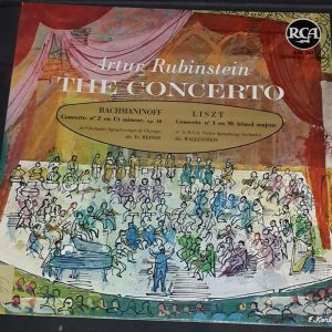 Artur Rubinstein – Rachmaninoff / Liszt Concertos Reiner Wallenstein RCA LP