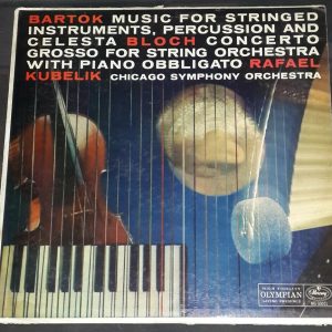Bartok String Music / Bloch Concerto Grosso Kubelik Mercury Living Presence LP