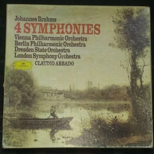 Brahms : Four Symphonies Abbado DGG 2721067 4 lp Box