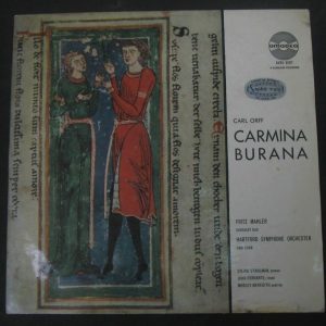 Carl Orff : Carmina Burana / Mahler / Stahlman VAUNUARD AVRS 6087 lp
