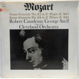 Casadesus / Szell / Cleveland Orchestra MOZART – Concerto No. 21 / 24 LP CBS