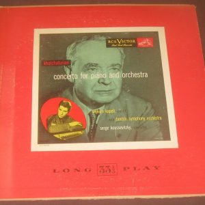Khatchaturian Piano Concerto Kapell / Koussevitzky RCA LM-1006 LP USA 50’s