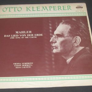 Klemperer – Mahler The Song of The Earth Cavelti / Dermota . VOX FCL 5124 lp