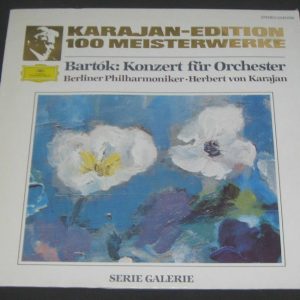 BARTOK : Concerto for Orchestra . Karajan DGG 2543 066 Germany lp EX