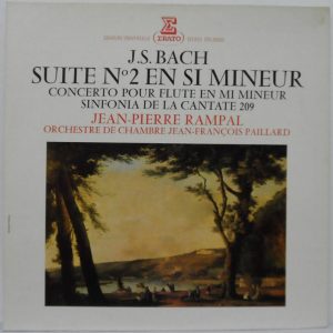 Bach – Suite No. 2 for Flute BWV 1067 / Concerto RAMPAL Erato STU 70693 France