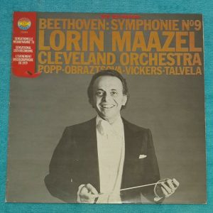 Beethoven ‎- Symphonie No. 9 Lorin Maazel CBS 76999 LP EX