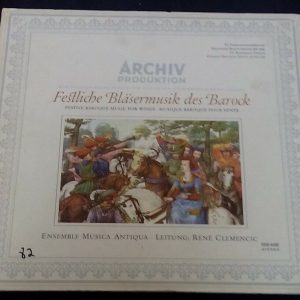 Festive Baroque Music Ensemble Musica Antiqua Clemencic  Archiv 198 405 LP EX
