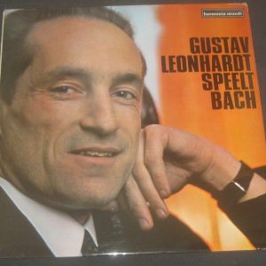 Gustav Leonhardt Speelt Bach Harmonia Mundi ? 6835 501 LP Harpsichord
